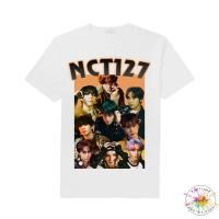 เสื้อยืดแฟชั่น NCT 127 Favorite Kpop Korean Bootleg Unisex White Shirt