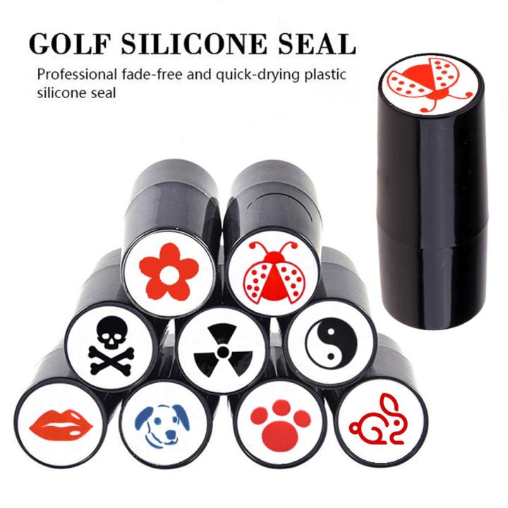 new-golf-ball-stamper-stamp-marker-impression-seal-quick-dry-plastic-multicolors-golf-adis-accessories-symbol-for-golfer-gift
