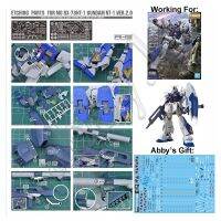 สำหรับ MG 1/100 RX-78 NT-1 Alex Ver 2.0 AW9 Madworks S012โลหะรายละเอียด Up Add-On Photo-แกะสลักแผ่น W/D.L Water Decal