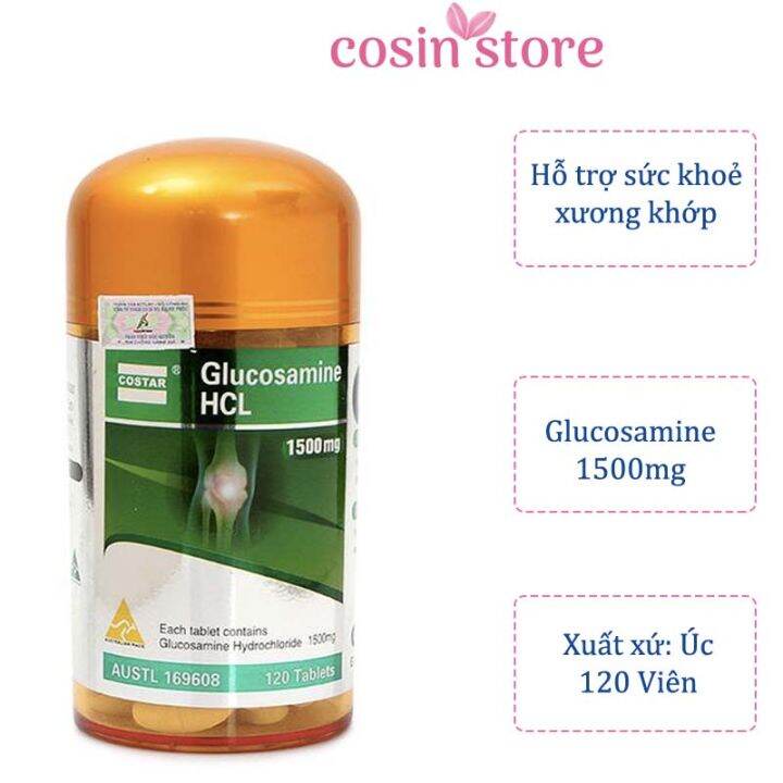 Giới thiệu về costar glucosamine hcl 1500mg và công dụng sức khỏe của nó