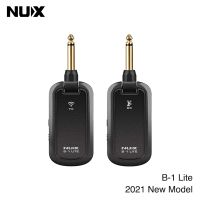 NUX B-1 Lite ระบบกีตาร์ไร้สาย 2.4GHz แบบชาร์จ 4 ช่องเครื่องส่งสัญญาณเสียงตัวรับสัญญาณสำหรับกีตาร์ไฟฟ้าอะคูสติก