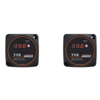 2X Voltage Sensitive Split Relay Digital Display VSR 12V 140A for Car RV Yacht Smart Battery Isolator Charge