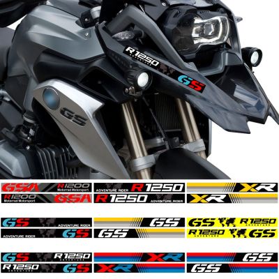 อุปกรณ์ป้องกันมือรถจักรยานยนต์ BMW สติกเกอร์สำหรับ BMW 40ปี XR RT GS R1250 RT F850 R1200 F750ผจญภัยสติกเกอร์รูปลอกอุปกรณ์เสริมสำหรับผู้ขับขี่