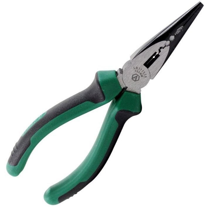 professional-คีมปากจิ้งจก-ปากแหลม6-รวม2ชิ้น-plier-6-ผลิตจากเหล็กเกรดพิเศษ-ชุบแข็ง