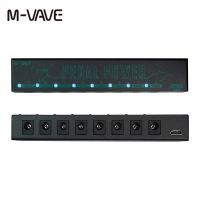 M-Vave กีตาร์ผลเหยียบแหล่งจ่ายไฟ8แยก DC เอาท์พุท5โวลต์เอาท์พุท USB สำหรับ9โวลต์ป้องกันอุปกรณ์เสริมกีต้าร์