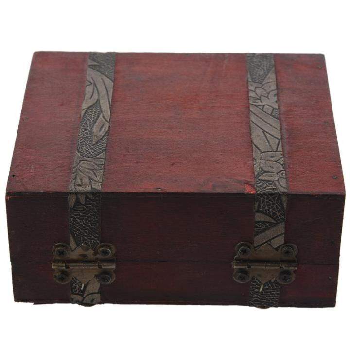 wooden-vintage-lock-treasure-chest-jewelery-storage-box-case-organiser-ring-gift