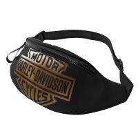 Harley-Davidsons Fanny Pack กระเป๋าคาดเอวพร้อมสายรัดเอวปรับได้,ของขวัญสำหรับเพลิดเพลินไปกับเทศกาลกีฬาออกกำลังกายการเดินทางวิ่งแบกโทรศัพท์