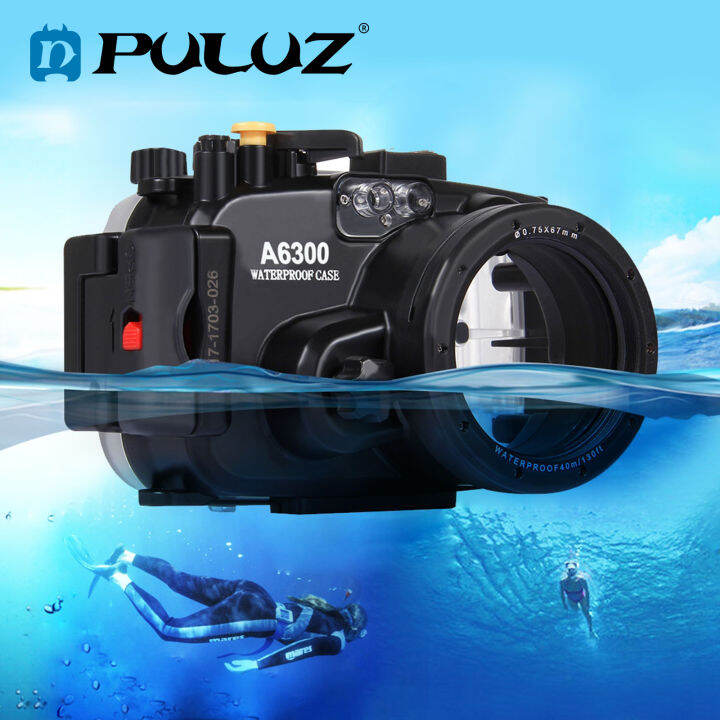 PULUZ 40m Underwater Depth Diving Case Waterproof Camera Housing for