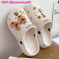 Asdsadsaaff Chinelos De Praia Antiderrapantes Para Meninas Sandlias Fofas Fofas Fundo Groso Buraco Sapatos Macio Eva Verão Mula Heres Moda Novo 2023