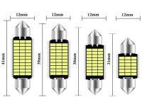 ไฟเพดานรถยนต์ 31mm 18 ชิพ SMD 1หลอด **ชิพรุ่นใหม่สว่างกว่าเดิม**39mm 41mm