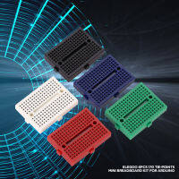 170 Holes Splicable Mini Breadboard Bag 5pcs 170 Points Holes Color Mini Solderless Prototype Breadboard ชุดแผงวงจร ABS