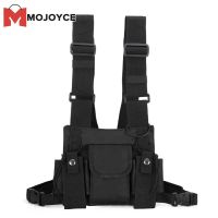 MOJOYCE Solid Chest Waist Bag Functional Unisex Nylon Waistcoat Cross Shoulder Bags