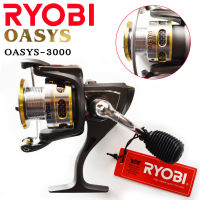 รอกสปิ้น รอก RYOBI รุ่น OASYS-3000 สีดำ-เทา รอกตกปลา อุปกรณ์ตกปลา ตกปลา