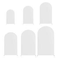 Backdrop Stand Covers Reusable Spandex 2-Sided Arch Fabric Cover Ceremony Decoration Supplies for Anniversary Baby Shower Wedding Birthday Photo Booth Backdrops portable