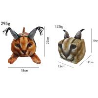 【JH】 Cross-border big games cat doll floppa plush tree stump simulation caracal toy