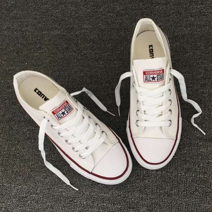 Converse Chuck Taylor Unisex Low Cut White Shoes size 36-40#800 | PH