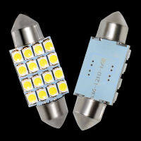 2ชิ้น36มิลลิเมตร C5W DE3423 DE3425พู่ห้อย16 Led 3528 Smd ป้ายทะเบียนรถแสงอัตโนมัติที่อยู่อาศัยภายในโดมโคมไฟไฟอ่านหนังสือ2X