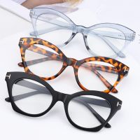 Fashion Leopard Anti Blue Light Glasses Transparent Irregular Frames Optical Vision Eyewear Blue Rays Blocking Computer Goggles