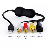 USB 2.0 Audio Video Capture Card DVD VHS DVR S-video AV Analog Video Recorder Grabber To Digital Converter for Mac Win10 windows