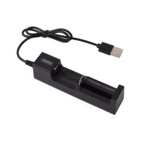 USB แบตเตอรี่สล็อต1 LED ชาร์จแบตเตอรี่อัจฉริยะ,ใช้ได้ทั่วโลกแบตเตอรี่ Li-Ion 18650 26650 14500