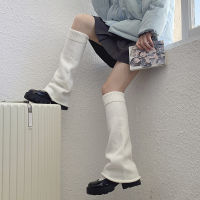 Jk Leg Sleeves Japanese Style Knee Socks Kawaii Knit Boot Socks Japanese Style Leg Warmers Warm Medium Hose