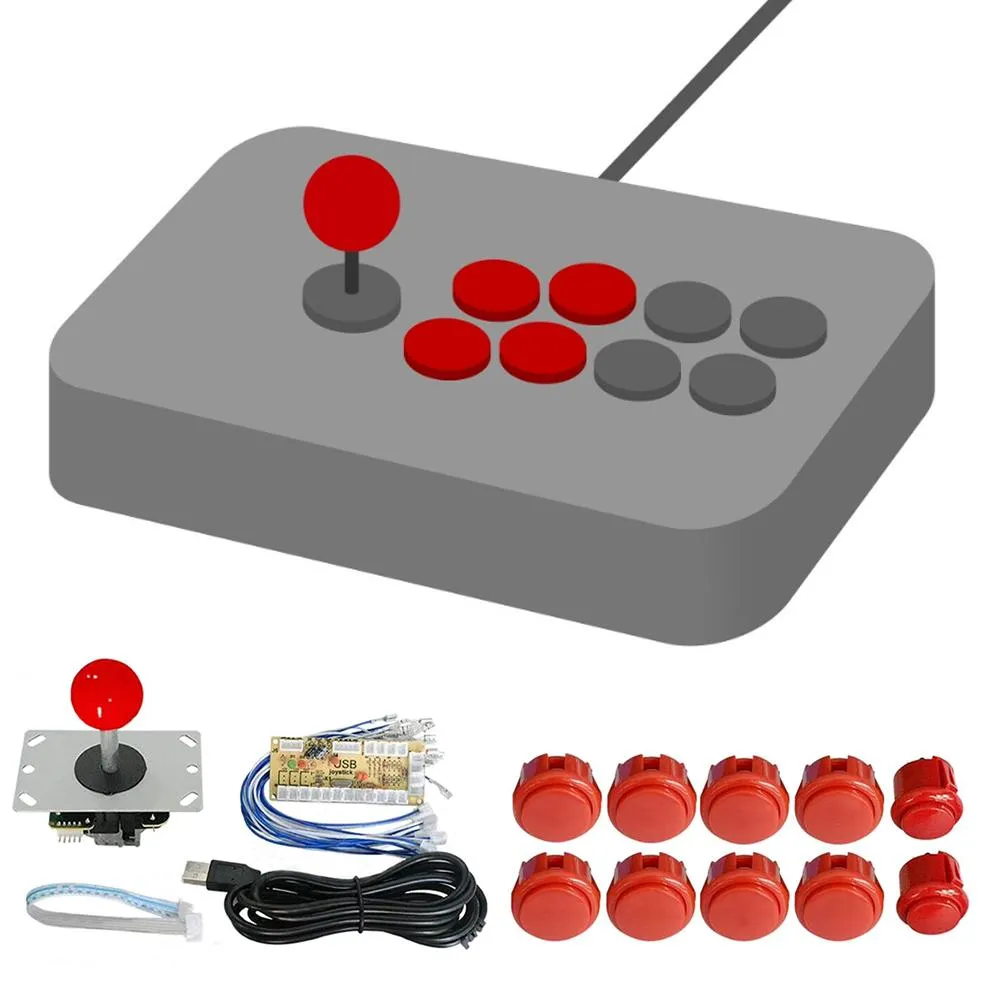 Arcade Joystick DIY Kit For PC/ PS3 Game Controller Button Zero Delay USB  Encoder For SANWA Joystick Cabinet Games Accessories | Lazada