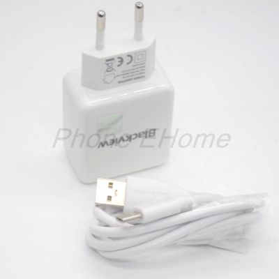 【Best value for money】 ใหม่ Original Blackview BV8000 Pro USB Power Adapter Charger EU Plug Travel Switching Power Supply + Tpye-C สาย Usb Data Line