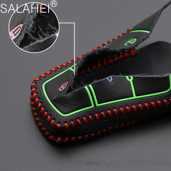 leather-car-key-case-shell-for-mazda-2-3-6-cx5-cx-7-cx-5-folding-remote-fob-cover-keychain-holder-protector-bag-auto-accessories