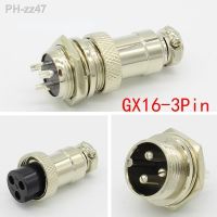 1set GX16 3 Pin Male Female Diameter 16mm Wire Panel Connector L71 GX16 Circular Connector Aviation Socket Plug