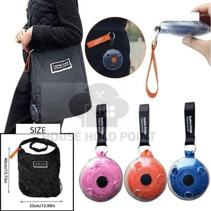 portable shopping bag roll up reusable bag Lazada PH