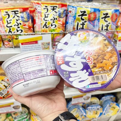 ❤️พร้อมส่ง❤️   Toyo  Suisan  Maruchan Beef Sukiyaki Udon 102 g. อุด้งรสสุกี้ยากี้เนื้อ 🇯🇵 Made in Japan 🇯🇵   อุด้งกึ่งสำเร็จรูป รสสุกี้ยากี้เนื้อ เข้มข้น 🔥🔥🔥