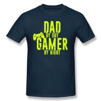 Funny Dad By Day Gamer By Night T Shirt Graphic Cotton Streetwear Short Sleeve Birthday Gifts Summer Style T-shirt Mens Clothing