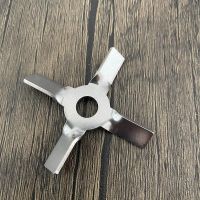 1pcs lab 304 stainless steel DIA4cm to 10cm cross blade propeller four-leaf paddle for laboratory mixer equipment