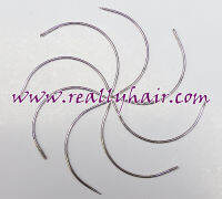 Free shipping C style machine weavesweft needle 50pcs a lot hair extensions tool accessories