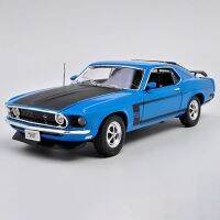 ยินดีในการ1:18ระดับ1970 Ford Mustang Boss 302รถกล้ามเนื้อแบบจำลองรถจากโลหะอัลลอยด์ของขวัญของตกแต่งแบบคงที่