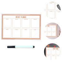 Magnetic Refrigerator Calendar Desktop Planning Notepad Weekly Planner Whiteboard Fridge Dry Erase Blackboard Wall Stickers