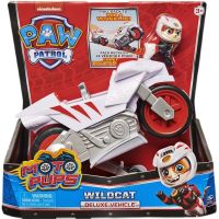 ? TT American Genuine Wangwang Team Li Dagong Toy New Character Wild Cat Motorcycle Rescue Pull Back Car Set