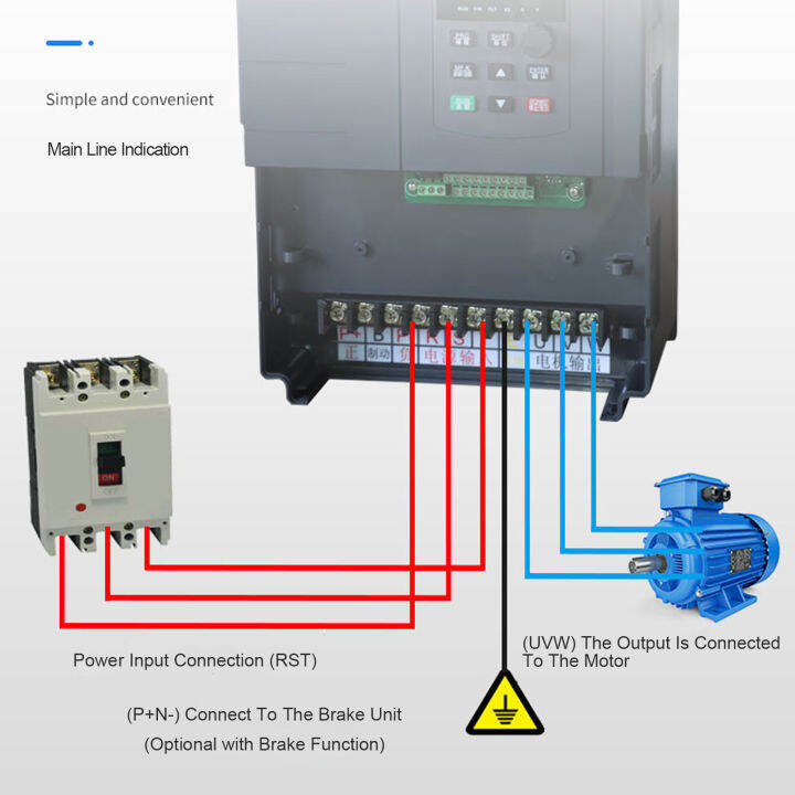 Variable Frequency Drive AC 380V 15KW VFD Easy Operation for Motor