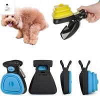 SWEET ELVES พับ 1 pcs ส่ง 1 ม้วนถุงทำความสะอาด Pet Excreta Clip สุนัขเดิน,เดินทางใช้ Dog Poop Cleaner Poop Pick Up Tool pooper Scooper Pet Waste Picker