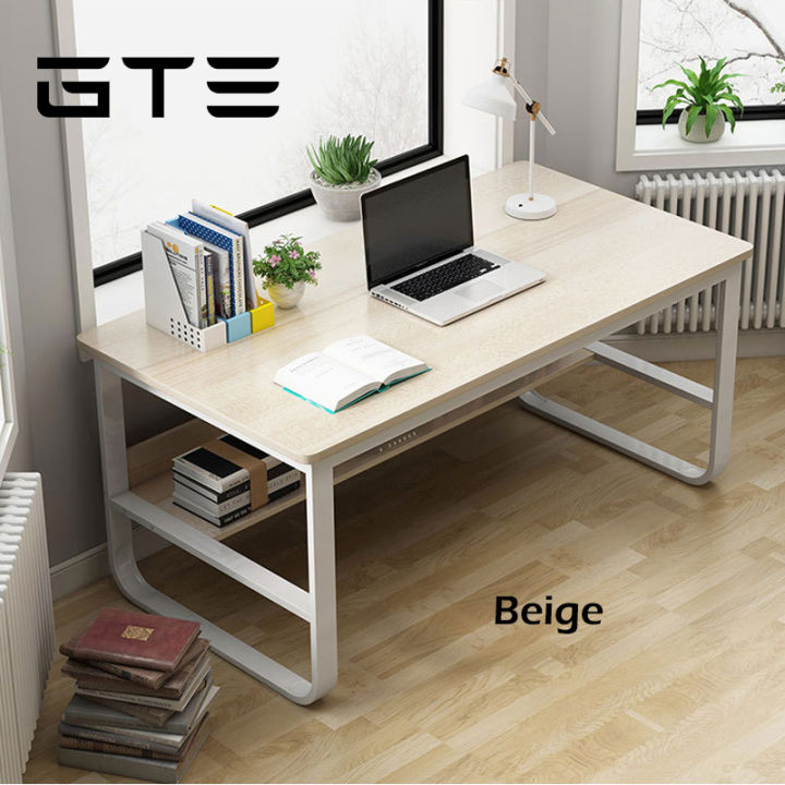 GTE Computer Desk Home And Office Computer Table Simple Modern Design Study  Desk 120CM x 60CM - Fulfilled by GTE SHOP
