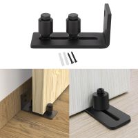 Adjustable Barn Door Floor Guide Solid Sliding Door Bottom Stay Roller