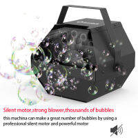 Professional Party Bubble Machine พร้อมอัพเกรด Quiet Motor แบบพกพา Handle Automatic Bubble Maker สำหรับงานแต่งงาน Disco Stage