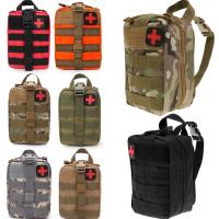 Survival Pouch Outdoor ขนาดใหญ่ SOS Bagpackage Tactical First Aid Bag Kit Bag Molle EMT Emergency