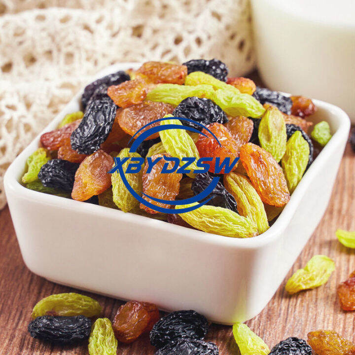 xbydzsw-ลูกเกดสี่สี-turpan-large-grain-seedless-raisin-dried-snack-dried-fruit-500g-ถุง