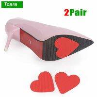 Tcare 2Pair/Lot Anti-slip Shoe Grips Shoe Pads - High-heeled Shoe Pad Protector Sticker Rubber High-heeled Non-slip Grip Cushion