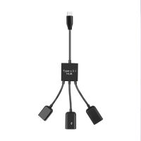 Kebidu หลาย OTG 4พอร์ต Type-C USB Power ชาร์จ Hub เคเบิ้ลเชื่อมต่ออะแดปเตอร์ USB 3.1 C Hub ถึง4 USB 2.0พอร์ต HUB