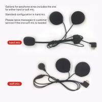 Original Hysnox HY-01S/HY-01/1001หูฟังคลิปอุปกรณ์เสริมรถจักรยานยนต์/หูฟัง Hard Mic/soft Mic สำหรับ Half Face