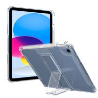 CrashStar Casing Tablet แม่พิมพ์ซิลิโคนแบบนิ่มพร้อมขาตั้งสำหรับไอแพดพับมินิ6 5 4 iPad 9.7 6th Air 3 4 5 iPad 10.2 7th 8th 9th 10th Gen iPad Pro 11นิ้ว iPad Pro 12.9 2022 2021 2020ฝาครอบพร้อมที่จับ