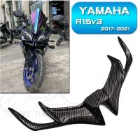 Motorcycle Front Fairing Aerodynamic Winglets Lower Protection Guard Cover For YAMAHA YZF R15 YZFR15 V3.0 2017 2018 2019-2021