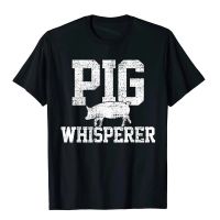 Pigs Whisperer Farmer Vintage Tshirt Camisa T Shirt Cotton Mens T Shirt Christmas Clothing Aesthetic Cool Funky